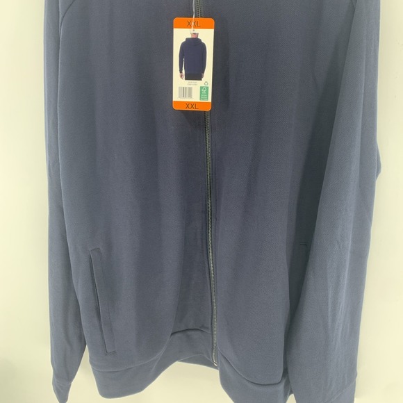 32 Degrees Heat Men's Full Zip Hooded Jacket, Blue, Size XXL New With Tags - Picture 7 of 10